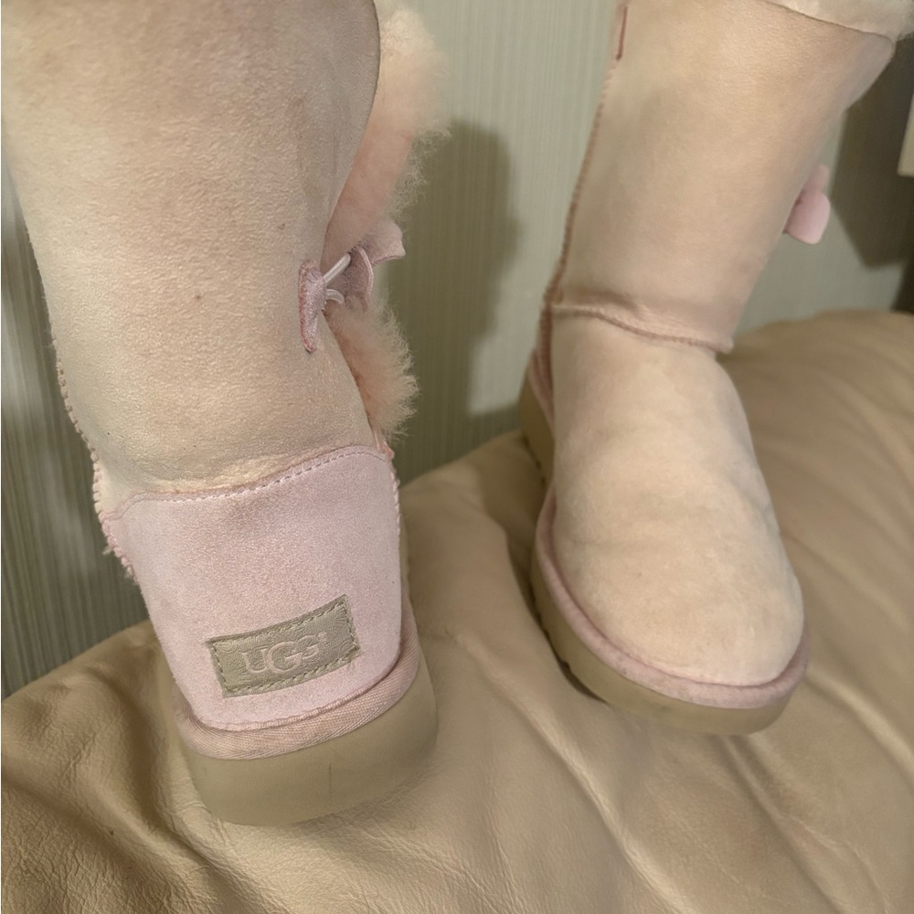 UGG Light Pink Sheepskin Boots